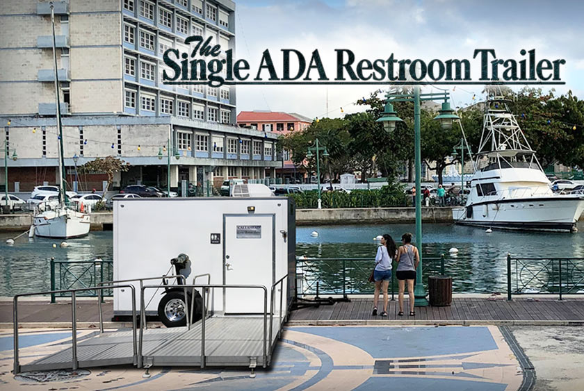 The Single ADA Restroom Trailer