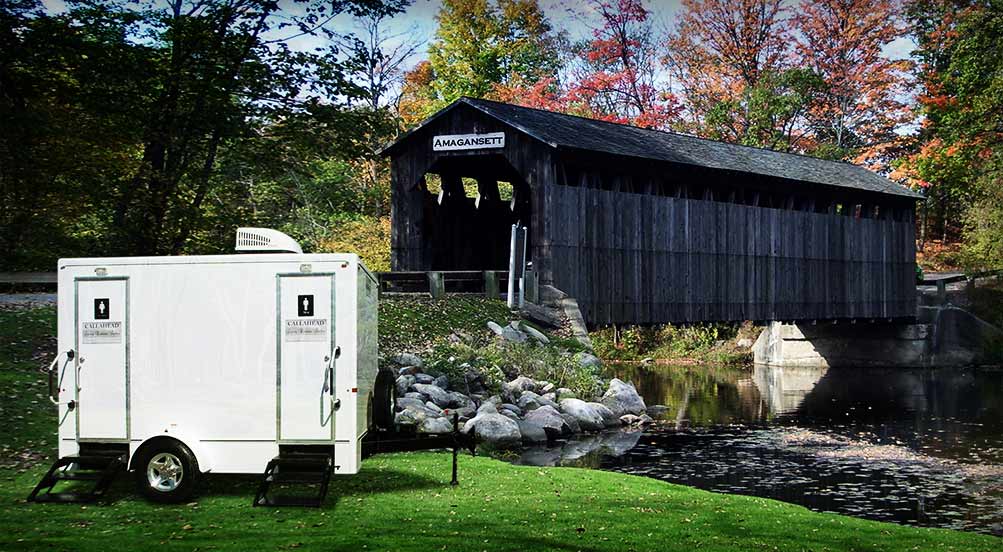 The Amagansett Portable Restroom Trailer