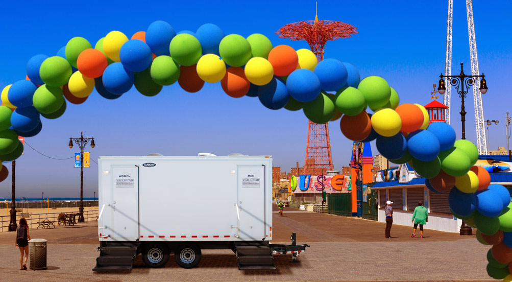 The Atlantic Bathroom Trailer By The Beach