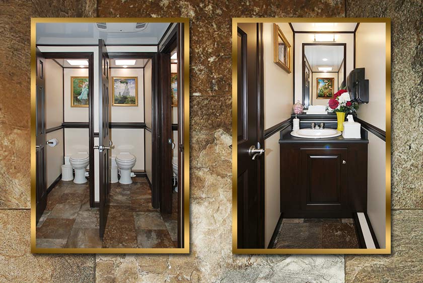 LUXURY AND PRIVACY INSIDE THE BILTMORE RESTROOM TRAILER