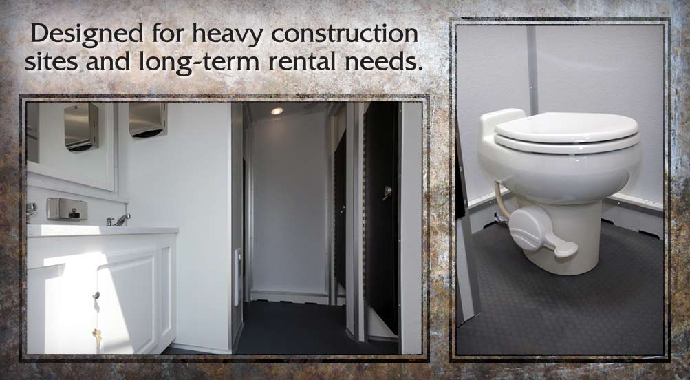 The Calverton Restroom Trailer Designed For Heavy Construction Sites And Long-Term Rental Needs