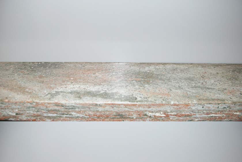 CONVENIENCE SHELF OVER THE URINALS