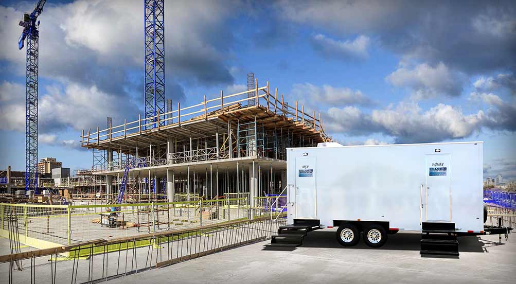The Concourse Restroom Trailer Construction Site