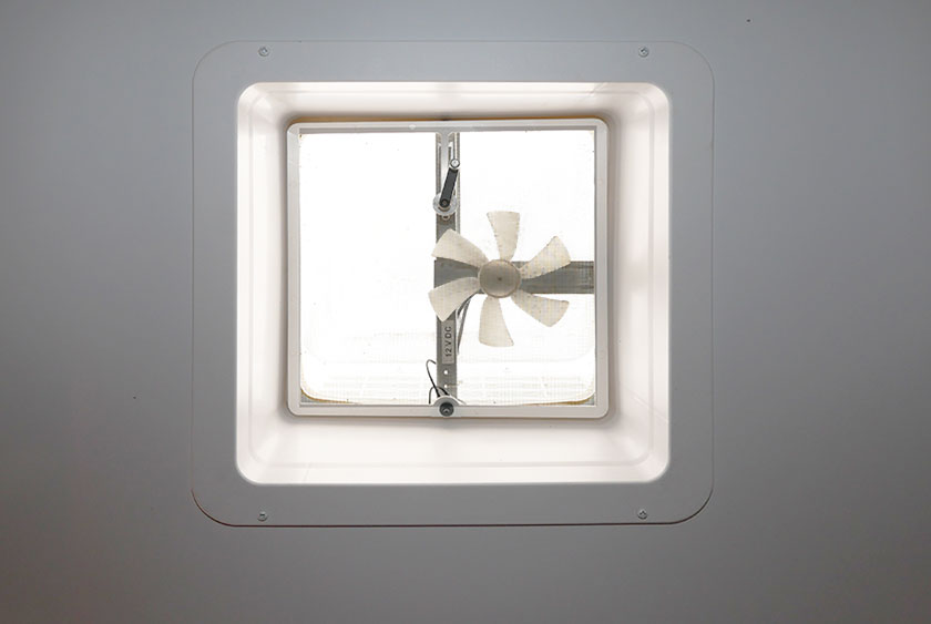 OVERHEAD VENTS WITH ELECTRIC FAN OFFER ADDITIONAL VENTILATION