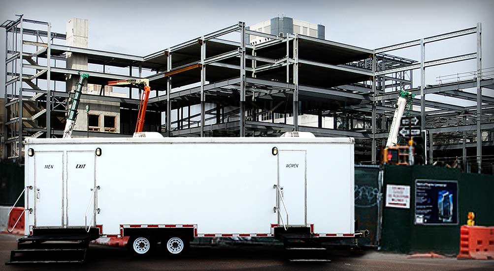 Restroom Trailer for Construction Sites