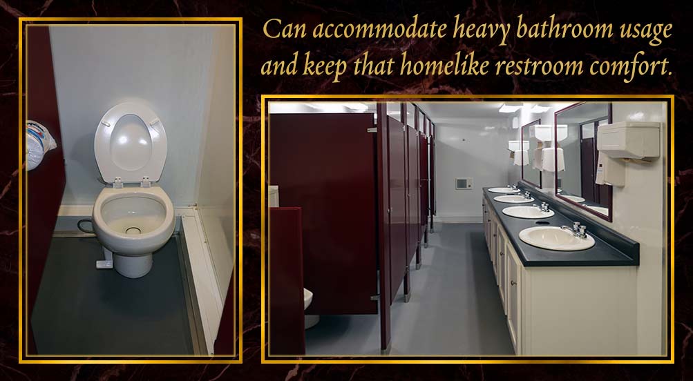 Construction Restroom Trailer in NY