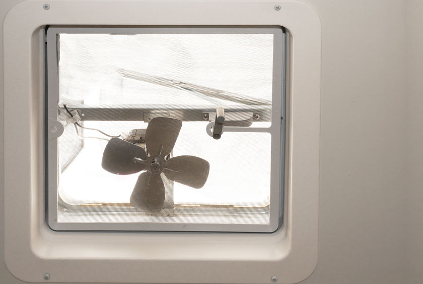 VENTED WITH ELECTRIC FANS