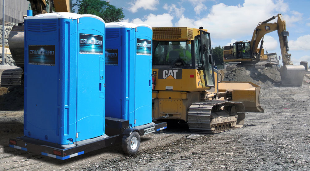Restroom Trailer for High Rise construction