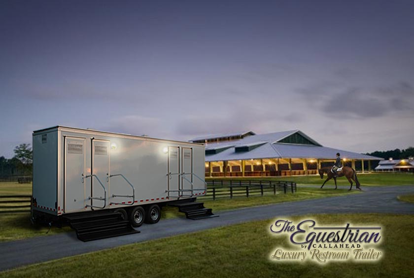 THE EQUESTRIAN RESTROOM TRAILER BY CALLAHEAD