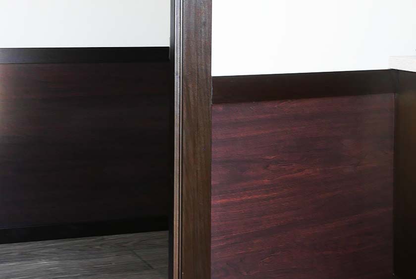 BEAUTIFUL SOLID WOOD MOLDING AND WAINSCOTING