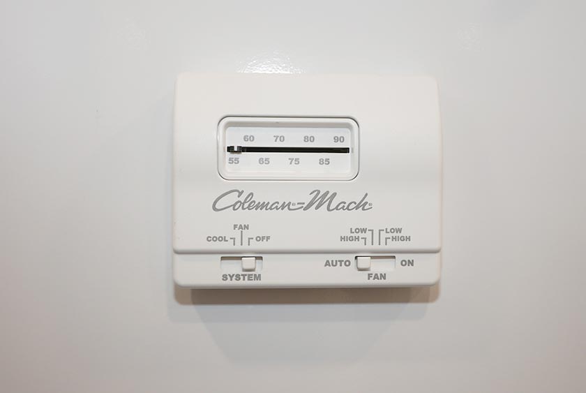 THERMOSTAT CONTROLLED AIR CONDITIONING