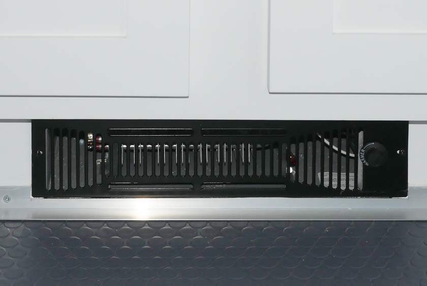 TOE KICK HEATERS WARM THE ENTIRE RESTROOM