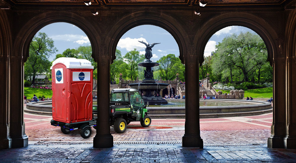 Porta Shower in N.Y.C.