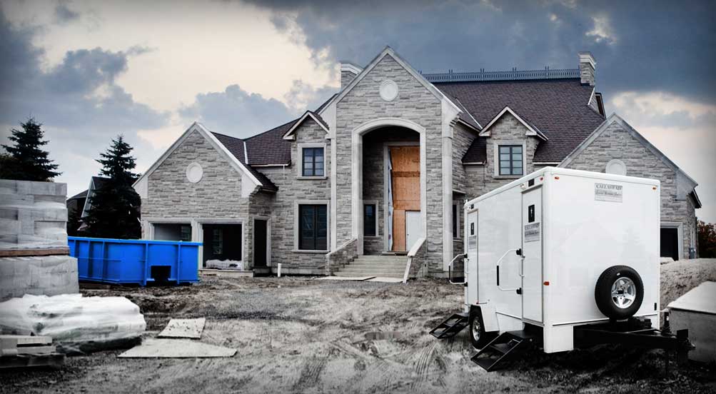 The Industrial 105 Restroom Trailer Residential Construction