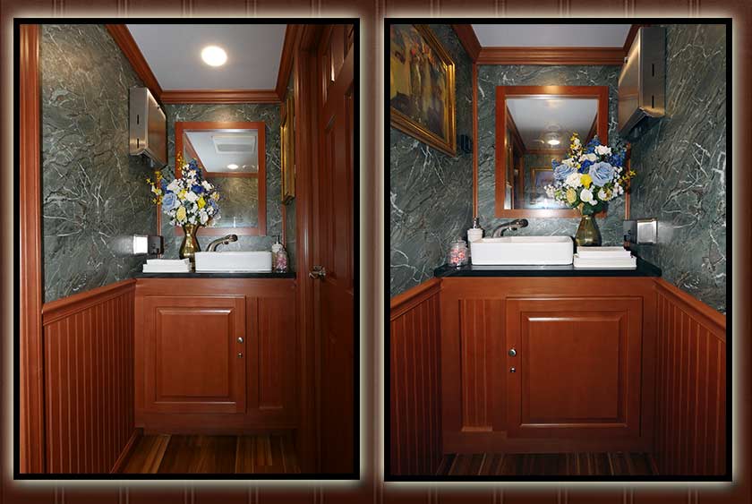 VANITY AREAS ARE BEAUTIFULLY APPOINTED