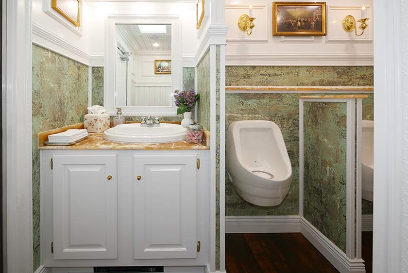 WELL-APPONTED LUXURY RESTROOMS