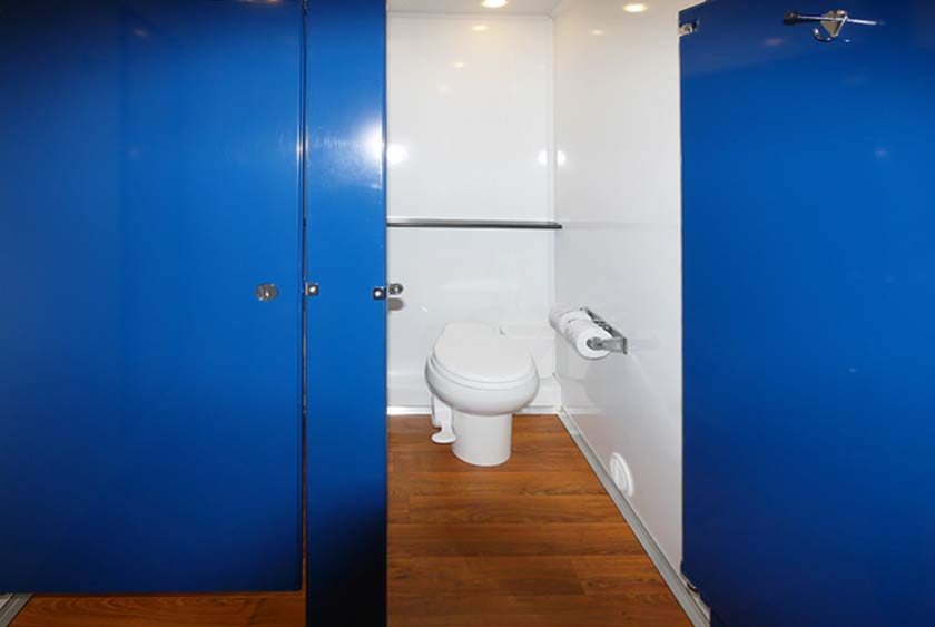 PEDDLE FLUSH PORCELAIN TOILETS