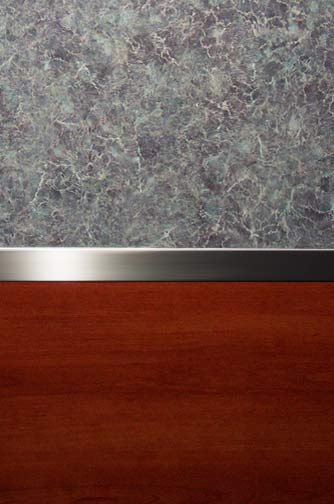 The Newport 1100 Restroom Trailer - Faux Marble and Wood Finish