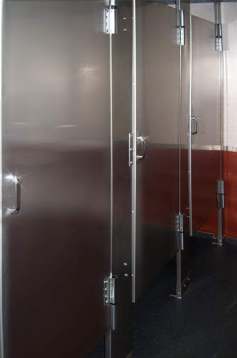 THE NEWPORT 1100 LUXURY RESTROOM TRAILER - Private Toilet Stalls