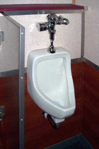 THE NEWPORT 1100 LUXURY RESTROOM TRAILER - Three Separate
                                    Urinals