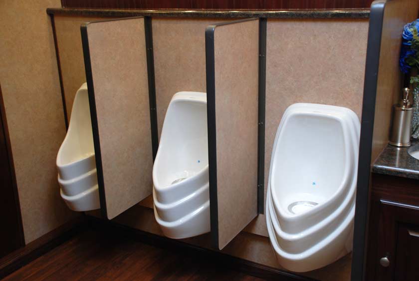 THREE ODORLESS URINALS