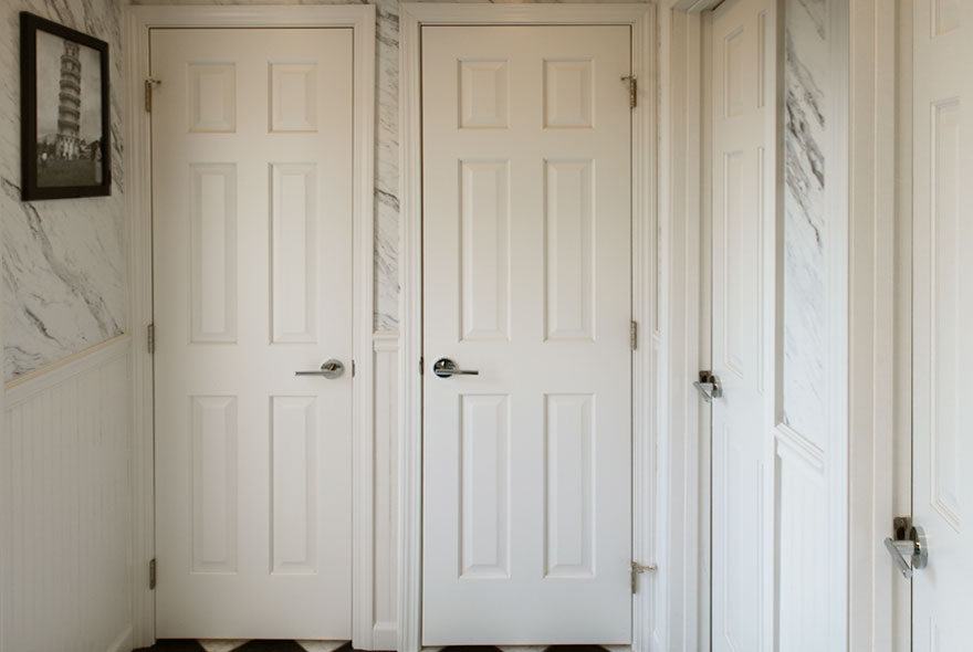 FULL DOORS ON FOUR PRIVATE STALLS