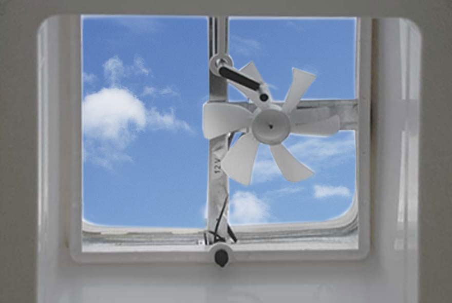 EACH STALL HAS MANUAL VENT AND FAN