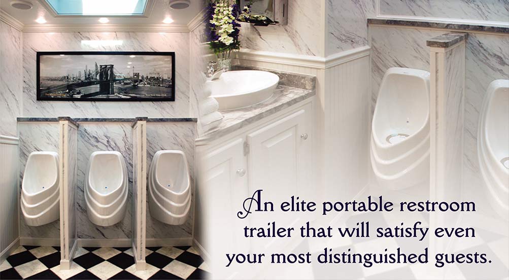 The Plaza Luxury Restroom Trailer Is An Elite Portable Restroom Trailer