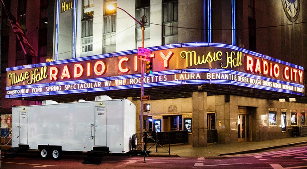 Luxury Restroom Trailer in NYC
