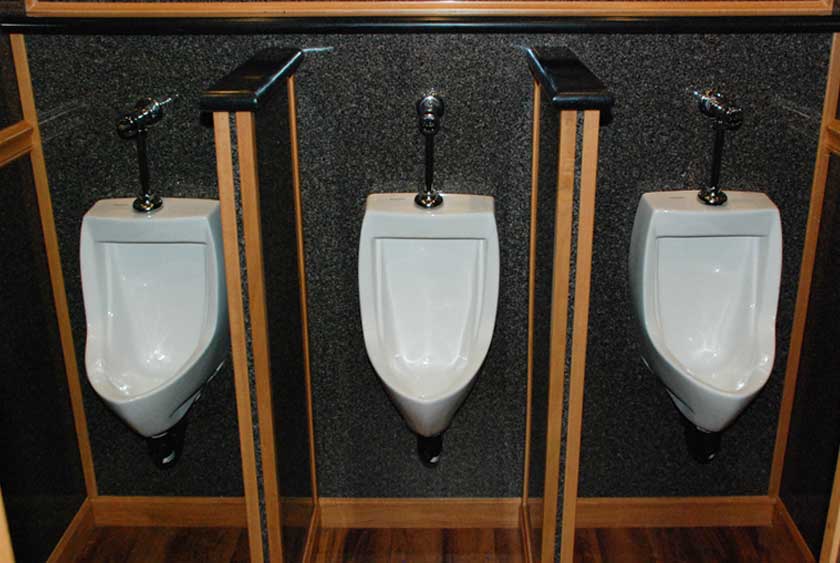THREE ODORLESS URINALS
