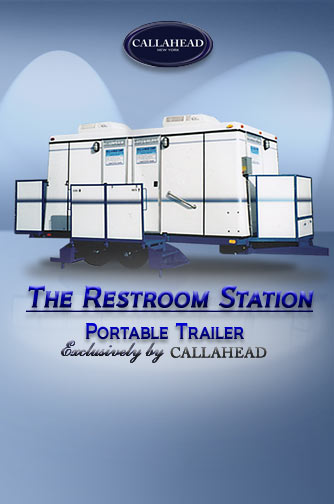 The Restroom Station Bathroom Trailer - Portable Restroom
                                Trailer
