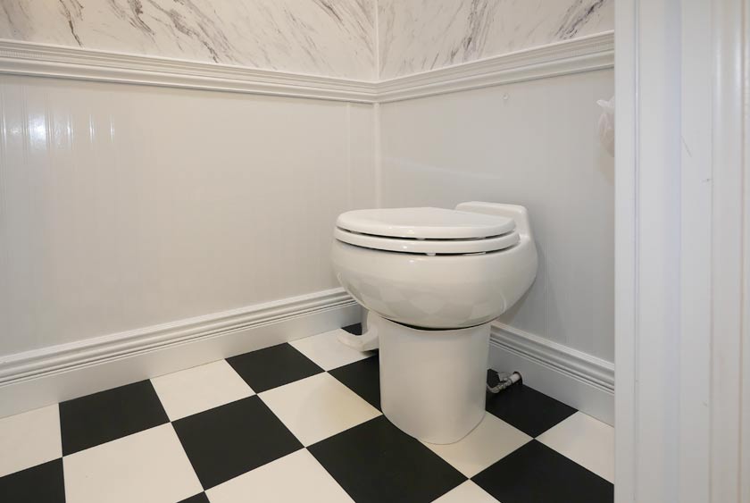 HANDS FREE FLUSHING PORCELAIN TOILETS