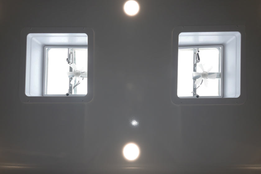 AIR VENTS ALLOW FRESH AIR TO CIRCULATE