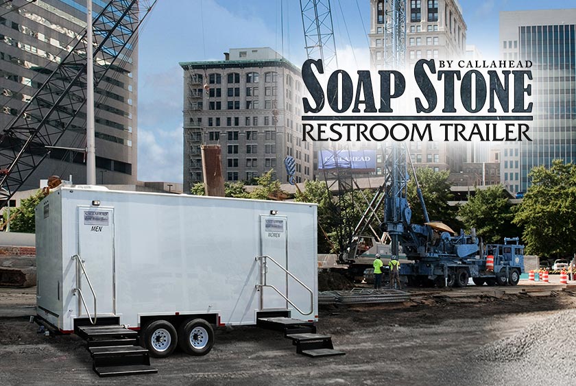 THE SOAPSTONE RESTROOM TRAILER BY CALLAHEAD
