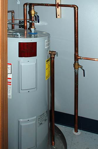 The Trailhead 250 Restroom Trailer Has A Hot Water Heater