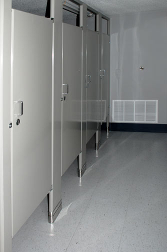 The Trailhead 250 Restroom Trailer Has Private Toilet Stalls