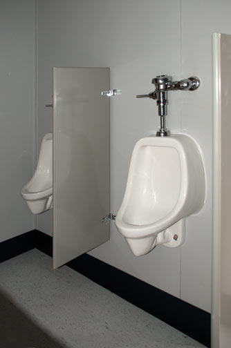 The Trailhead 250 Restroom Trailer Has Two Separate Urinals