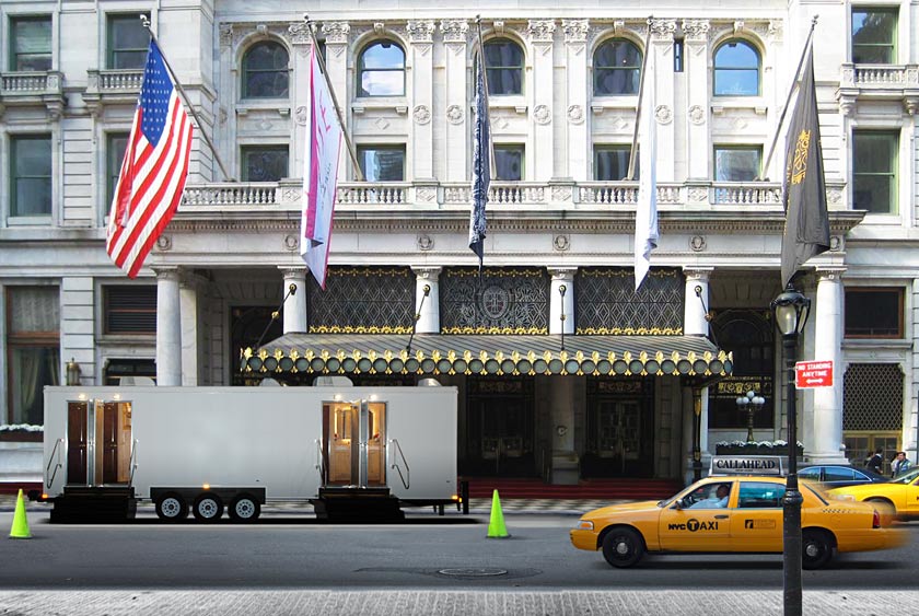 THE VERSAILLES RESTROOM TRAILER IN MANHATTAN