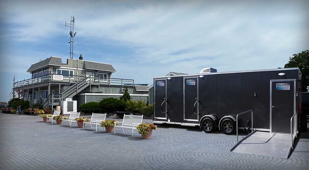 The Waterfront ADA Restroom Trailer Near Restaurants
