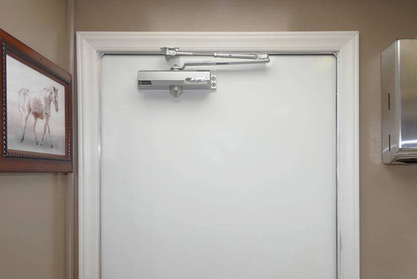 AUTOMATIC DOOR CLOSERS FOR PRIVACY