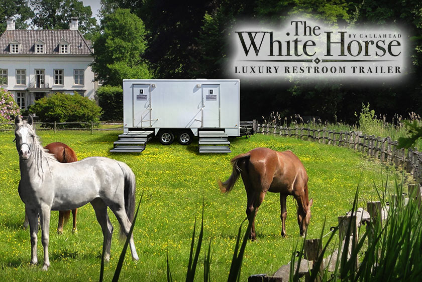 THE WHITE HORSE RESTROOM TRAILER BY CALLAHEAD