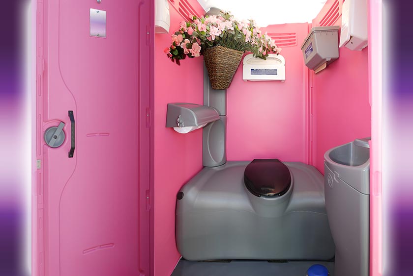 THE PINK RIBBON RESTROOM IS FULLY APPOINTED