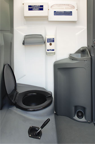 Wash & Flush STEEL SLING Head Interior