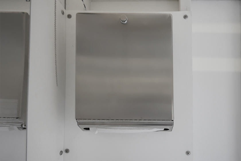 STAINLESS STEEL PAPER TOWEL DISPENSER
