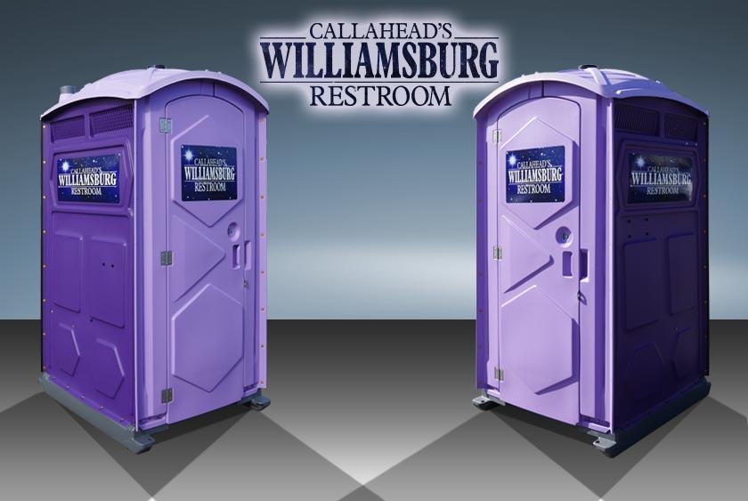 The WILLIAMSBURG Portable Restroom BY CALLAHEAD