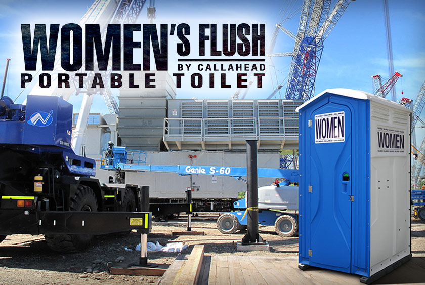THE WOMEN’S FLUSH PORTABLE TOILET BY CALLAHEAD
