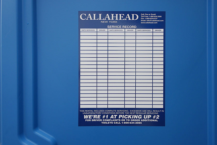 SERVICE SIGN IN SHEET INDICATES SERVICING RECORD AT YOUR LOCATION